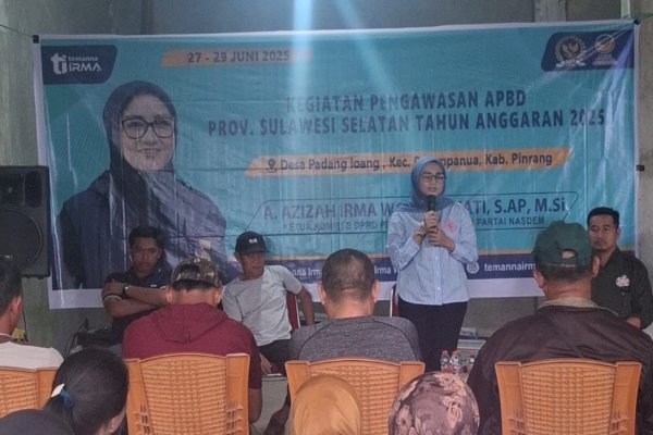 Andi Azizah Irma Pantau Realisasi APBD Sulsel 2025 di Desa Padang Loang