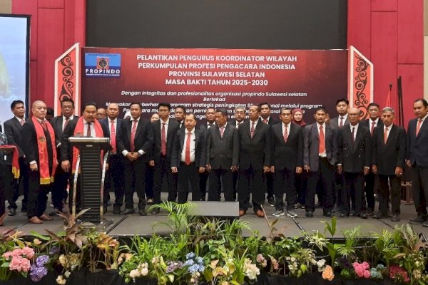 Resmi Dilantik, Propindo Sulsel Siap Wujudkan Akses Hukum Merata dan Berkualitas