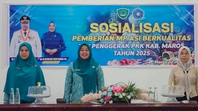 Cegah Stunting, TP PKK Maros Bekali Ratusan Ibu Cara Membuat MP-ASI Berkualitas