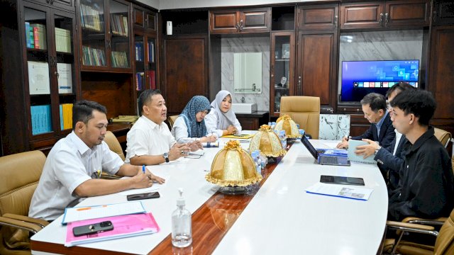 Plt Dirut PDAM Makassar Hamzah Jajaki Kerja Sama dengan STS Jepang.