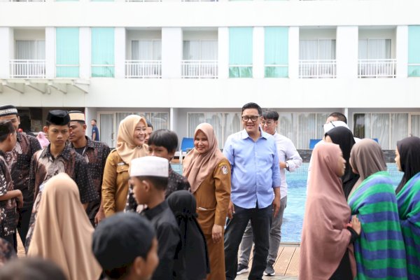 Tim TJSLP Kota Makassar Apresiasi CSR Hotel Claro, Beri Kebahagiaan dan Pengalaman Hotel kepada Anak Panti