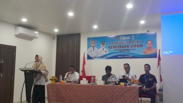 DPMPTSP Lutim Gelar Sosialisasi Kemitraan UMK