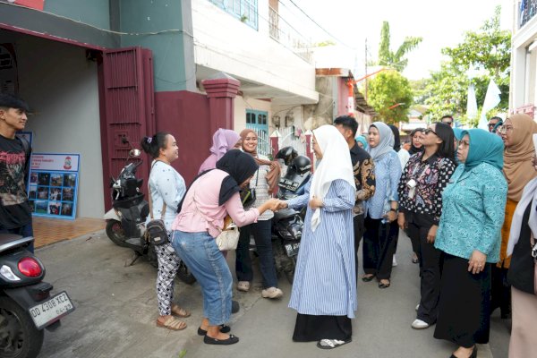 Melinda Aksa Tinjau Kelurahan Pannampu Jelang Penilaian Lomba Kelurahan Terpadu Tingkat Provinsi