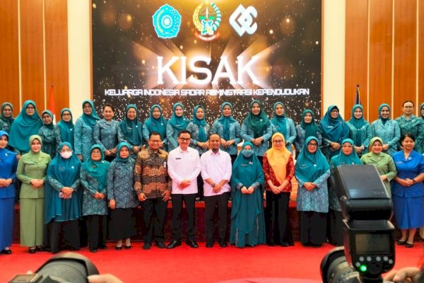 TP PKK Soppeng Hadiri Peluncuran Program KISAK dan Tuntas Layanan Adminduk