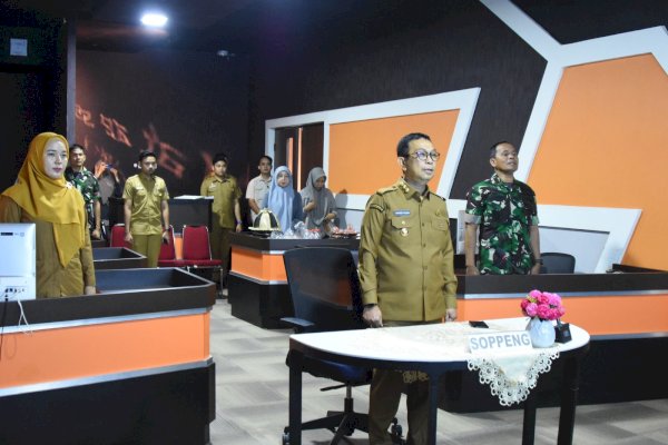 Bupati Soppeng Suwardi Rakor Percepatan Swasembada Pangan Musim Kemarau 2025 Secara Daring