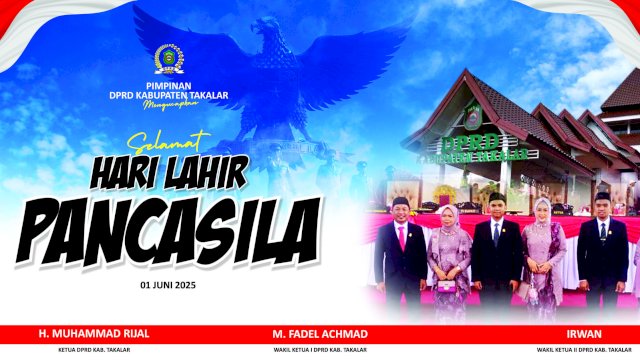 DPRD Takalar Ucapkan Selamat Hari Lahir Pancasila 1 Juni 2025