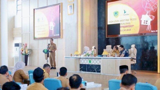 Pj Sekda Barru Apresiasi Kolaborasi Bank Sulselbar dalam High Level Meeting TP2DD