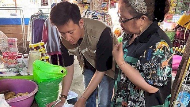 Perumda Pasar Makassar Uji Coba Pembayaran QRIS di Pasar Niaga Daya dan Terong