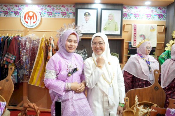 Dekranasda Makassar Hadir di Puncak HUT ke-45 Dekranas: Melinda Aksa Dorong Perajin Naik Kelas dan Perluas Pasar