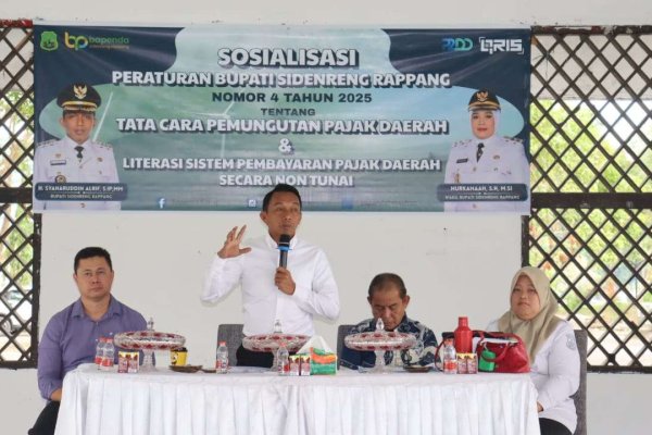 Bupati Sidrap Syaharuddin: Wajib Pajak Harus Didekati dengan Baik