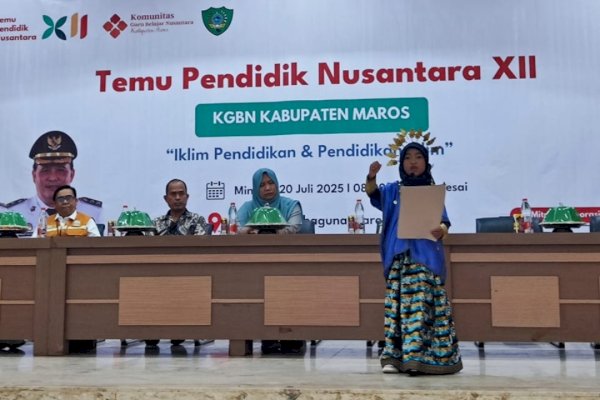 Maros Tuan Rumah Temu Pendidik Nusantara, Wabup Apresiasi Cerdas Cermat Guru