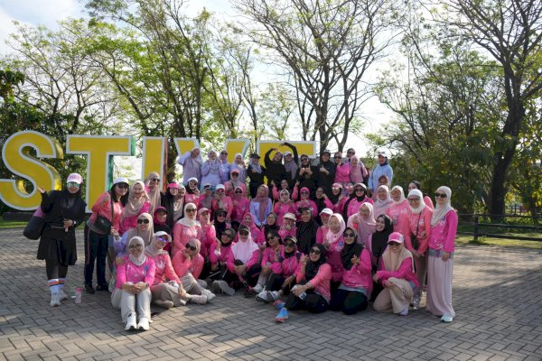 Senam Bersama Tiga Organisasi Perempuan, Melinda Aksa: Perempuan Sehat, Keluarga Lebih Harmonis