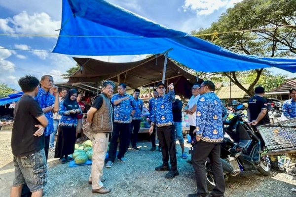 Bupati Soppeng Suwardi Tinjau Pasar Lamataesso Fokus Tingkatkan Kenyamanan dan Efisiensi Pasar