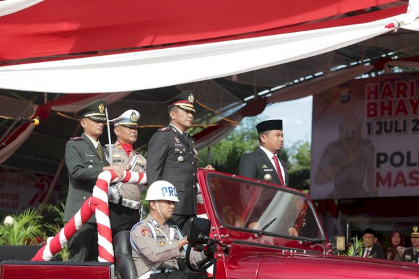 HUT Bayangkara ke-79: Tasming Hamid Puji Dedikasi Polres Parepare dalam Menjaga Keamanan Kota