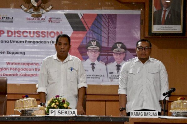 PJ Sekda Soppeng Instruksikan Peran Aktif Seluruh Perangkat Daerah Pengelolaan RUP TA 2025