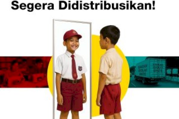 Besok, Pemkot Makassar Akan Bagikan Seragam Gratis untuk Siswa Baru SD-SMP
