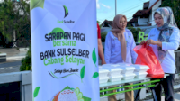 Jumat Berkah, Bank Sulselbar Selayar Tebar Kepedulian Melalui Program Sarapan Pagi