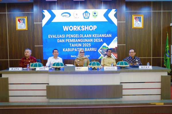 Ketua DPRD Barru Hadiri Workshop Evaluasi Pengelolaan Keuangan dan Pembangunan Desa Tahun 2025
