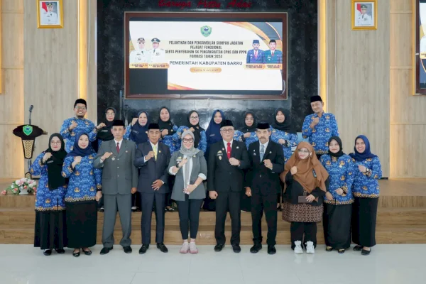 Ketua DPRD Barru Beri Ucapan Selamat kepada ASN yang Baru Dilantik