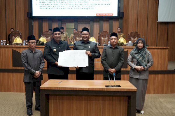 Bupati Maros Chaidir Syam Paparkan Visi Pembangunan 2025–2029 di Rapat Paripurna DPRD