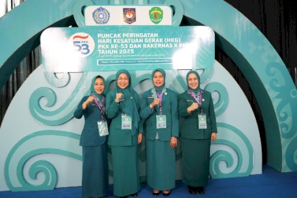 Melinda Aksa Hadiri Puncak HKG ke-53 dan Rakernas X PKK: Perkuat Peran PKK sebagai Mitra Strategis Pemerintah