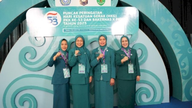 Melinda Aksa Hadiri Puncak HKG ke-53 dan Rakernas X PKK: Perkuat Peran PKK sebagai Mitra Strategis Pemerintah