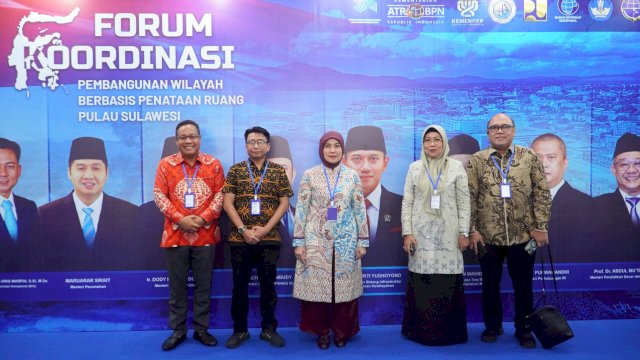 Wakil Wali Kota Makassar, Aliyah Mustika Ilham, menghadiri Forum Koordinasi Pembangunan Wilayah Berbasis Penataan Ruang Pulau Sulawesi.