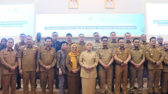 Wakil Kepala Daerah se-Sulsel hadiri acara Lokakarya &ldquo;Komitmen untuk Gizi: Dari Bukti Menuju Dampak &ndash; Mewujudkan Program Gizi yang Terarah, Terintegrasi, dan Berkelanjutan&rdquo;.