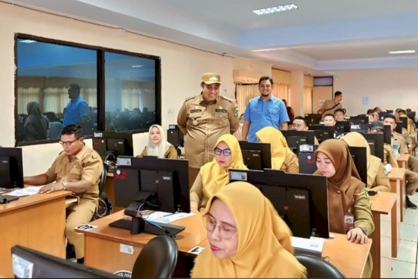 Ribuan ASN Pemkab Maros Ikuti Uji Kompetensi