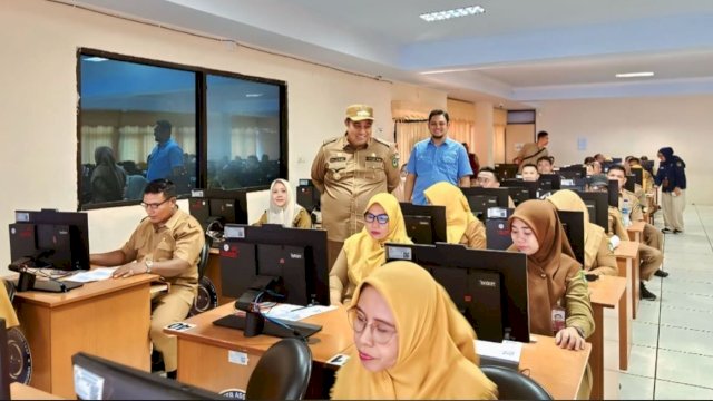 Ribuan ASN Pemkab Maros Ikuti Uji Kompetensi