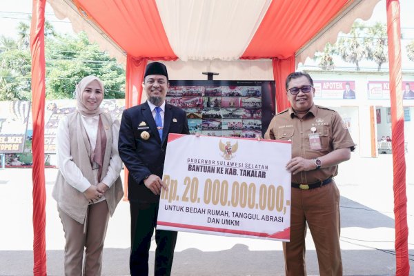 Gubernur Sulsel Alokasikan Dana Rp20 Miliar untuk Bedah Rumah, Kebencanaan dan UMKM di Takalar