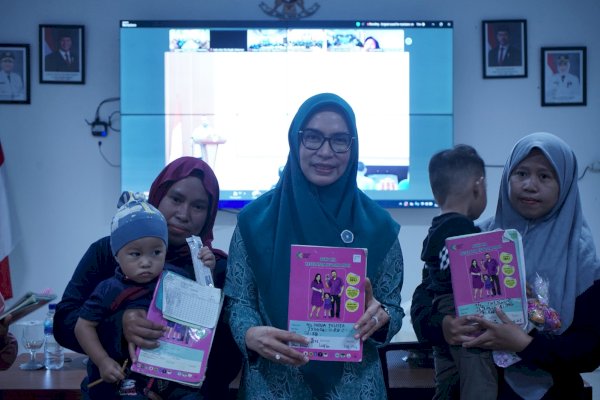 Ketua TP PKK Lutim Ikuti Launching KIA Secara Virtual