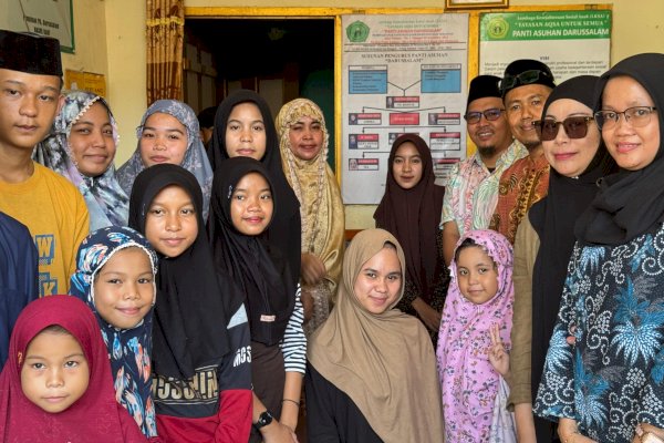 Muharram Penuh Berkah, KPU Makassar Santuni Anak Yatim