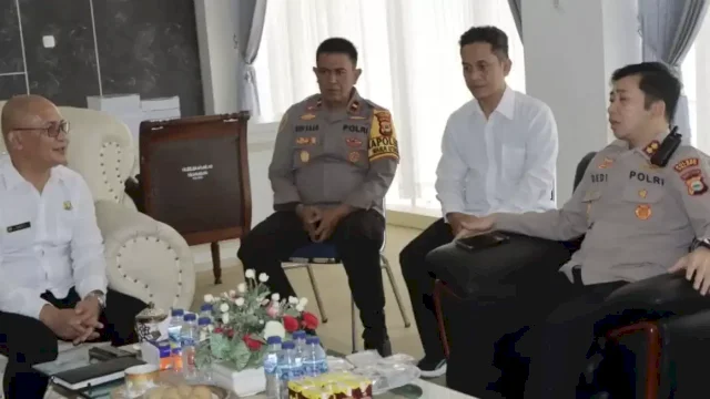 Jelang PSU, Kapolres Lakukan Silaturahmi ke DPRD Palopo Guna Perkuat Sinergi