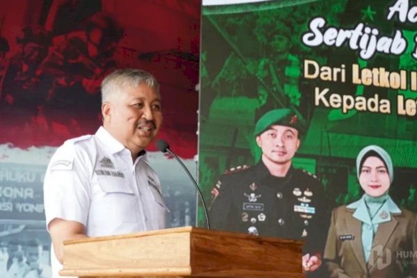 Hadiri Sertijab Yonif 721/Makkasau, Bupati Pinrang Irwan Hamid Dukung Sinergi TNI dan Pemda