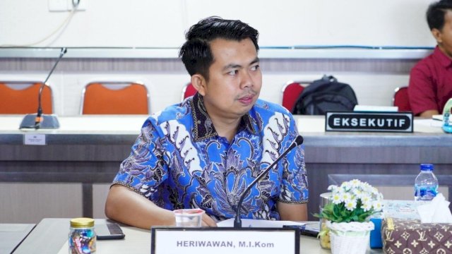 Anggota Komisi B DPRD Sulawesi Selatan, Heriwawan.