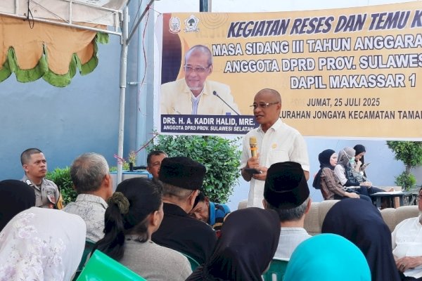 Temu Konstituen di Jongaya, Legislator Sulsel Kadir Halid Komitmen Kawal Aspirasi Warga