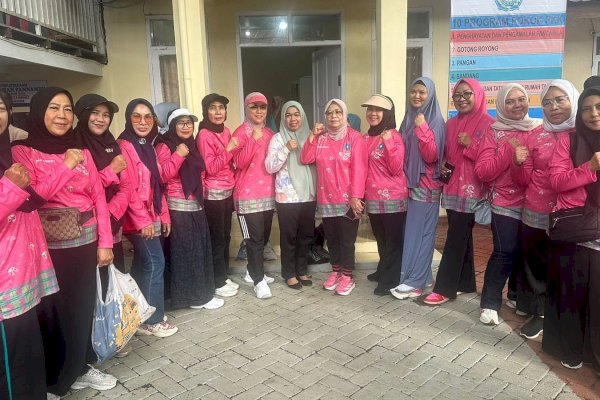 Sambut Lomba Kelurahan, TP PKK Makassar Kompak Berbenah di Kelurahan Panampu