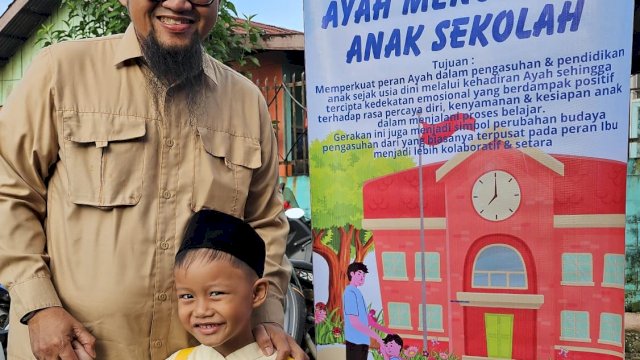 DPPKB Lutim Dorong Gerakan Ayah Mengantar anak Ke Sekolah Melalui GATI