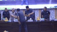 Sekda Lutim Hadiri Paripurna Pendapat Akhir Fraksi Terhadap Ranperda APBD 2024
