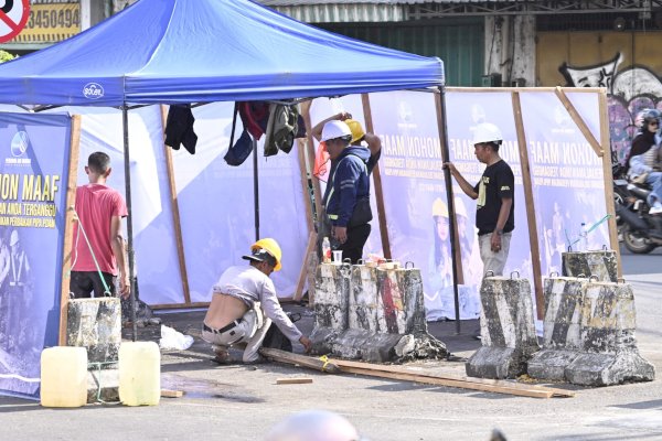 Suplai Air PDAM Makassar Tetap Mengalir Saat Pengerjaan Pa’baeng-baeng, Tapi Debit Berkurang