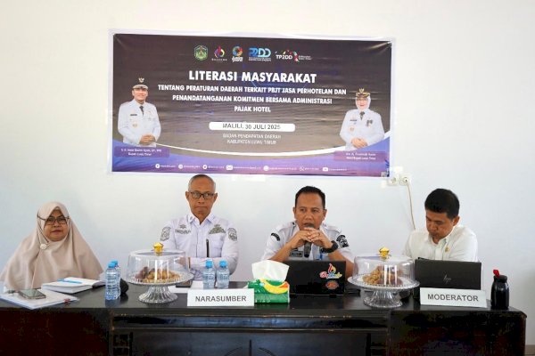 Bapenda Lutim Edukasi PBJT ke Pengelola Hotel