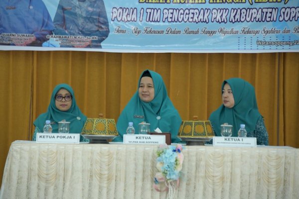 16 Peserta TP PKK Soppeng dari 8 Kecamatan Ikuti Lomba Penyuluhan Pencegahan KDRT
