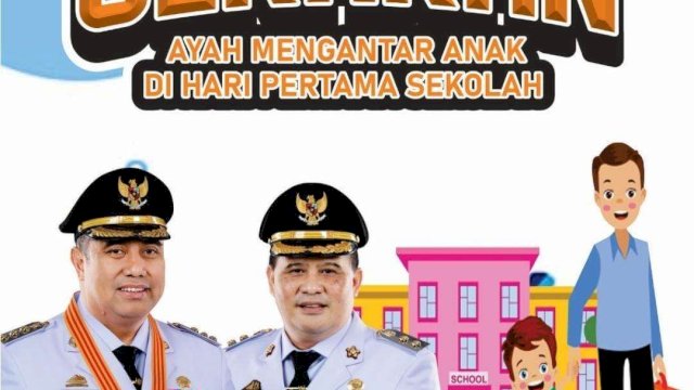 Pemkab Maros Terapkan Gerakan Hari Pertama Sekolah Bersama Ayah