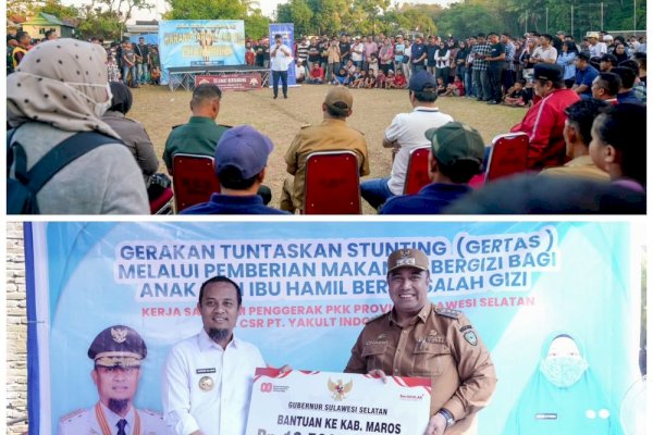 Pemkab Maros Dapat Bantuan Keuangan Rp10,5 M dari Gubernur, Fokus Pembangunan Jembatan dan Lapangan Bola Gollae