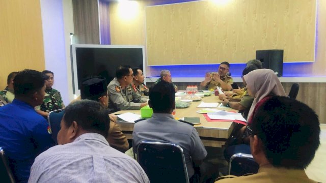 Rapat pemantapan peringatan HUT ke-80 Kemerdekaan Republik Indonesia tingkat kabupaten Sidrap.