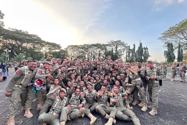 408 PPPK Satpol PP Sulsel Resmi Terima SPMT, Arwin: Kawal Visi Gubernur-Wakil Gubernur