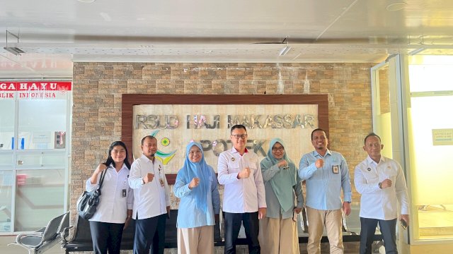 Kementerian Koordinator Bidang Politik dan Keamanan (Polkam) ke RSUD Haji Makassar.