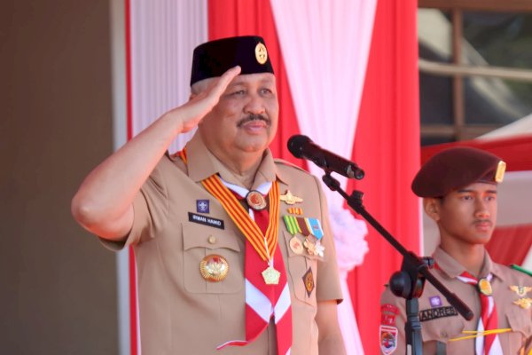 Hari Pramuka ke-64 di Pinrang, Irwan Hamid Tekankan Peran Pramuka Bangun Ketahanan Bangsa