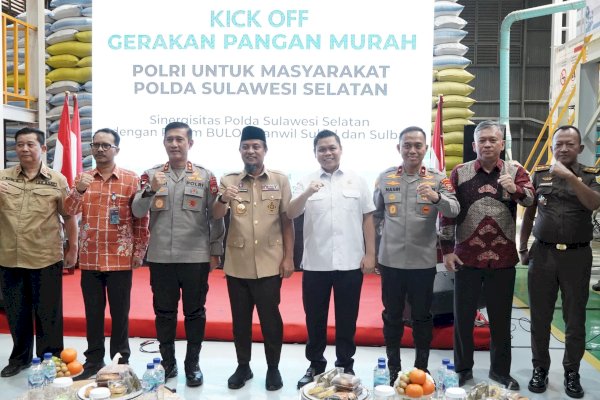 Waka DPRD Sulsel Yasir Machmud Hadiri Kick Off Gerakan Pangan Murah POLRI